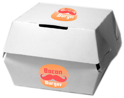 Bacon Burger Logo 5