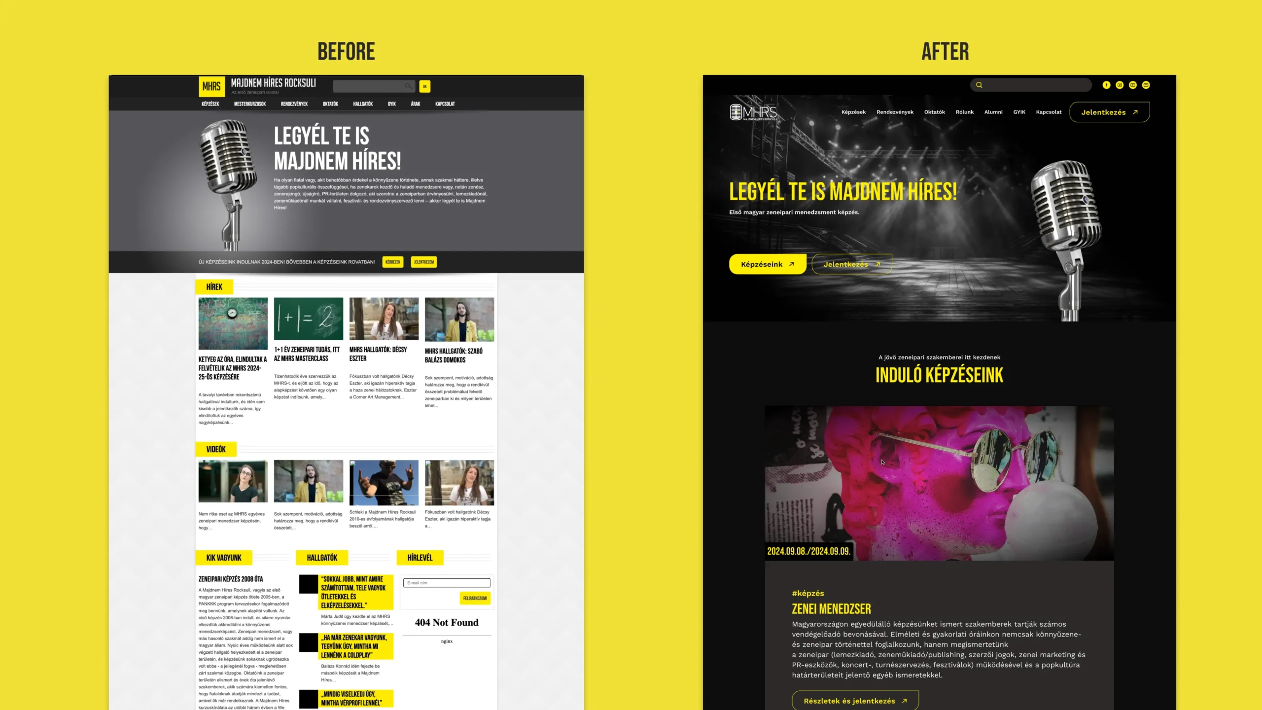Teljes redesign